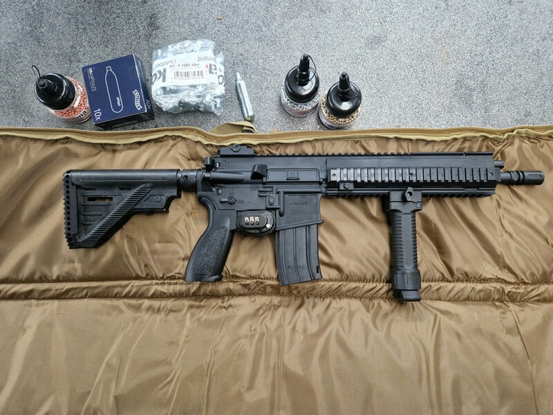 Heckler & Koch HK416 A5 cal. 4,5 mm Stahl BB Co2 mit Zubehör