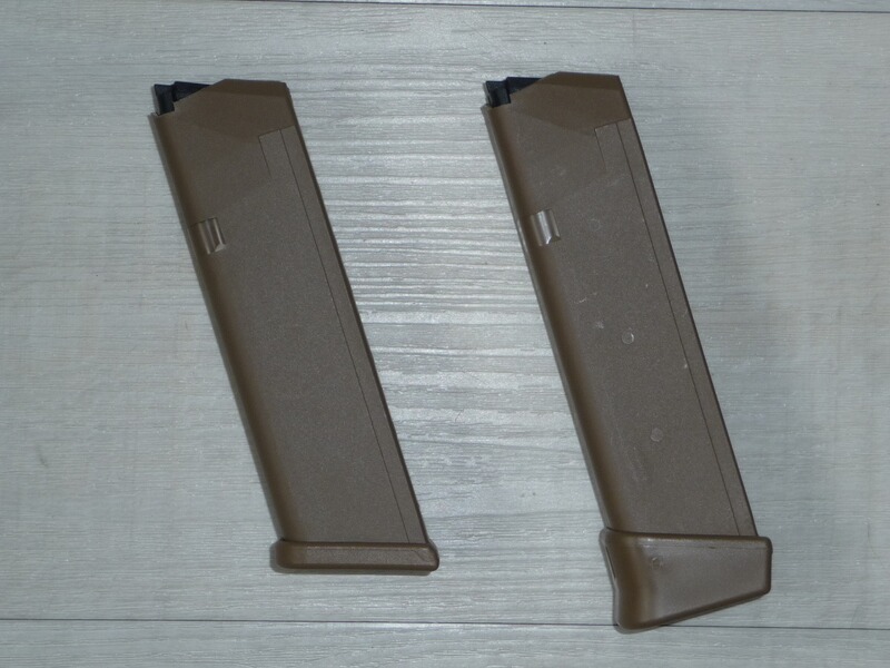 2 original Magazine Glock 17 Gen5 FDE 17 + 19 Schuss unbenutzt neuwertig