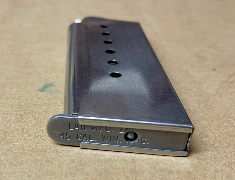 Original LAR Grizzly Magazin in .45 Winchester Magnum