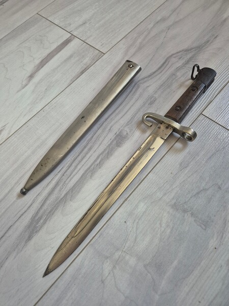 Ungarisches/ Österreichisches Offiziersbajonett/ Seitengewehr M1895 mit Namensgravur