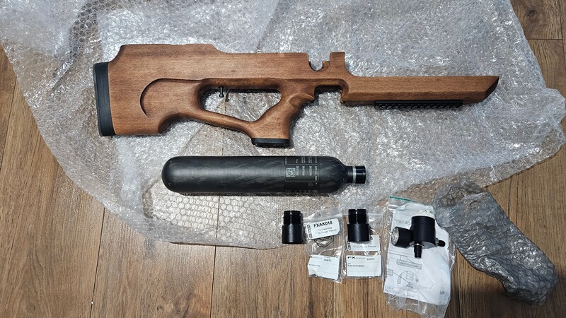 Holzschaft für FX Dreamline Bullpup mit umbausatz auf Bottle.