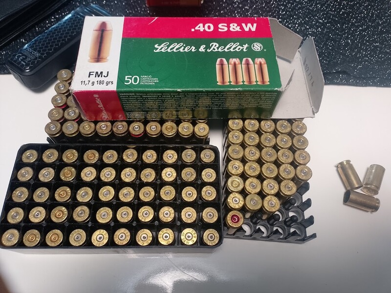 146 x Hülsen .40 S&W
