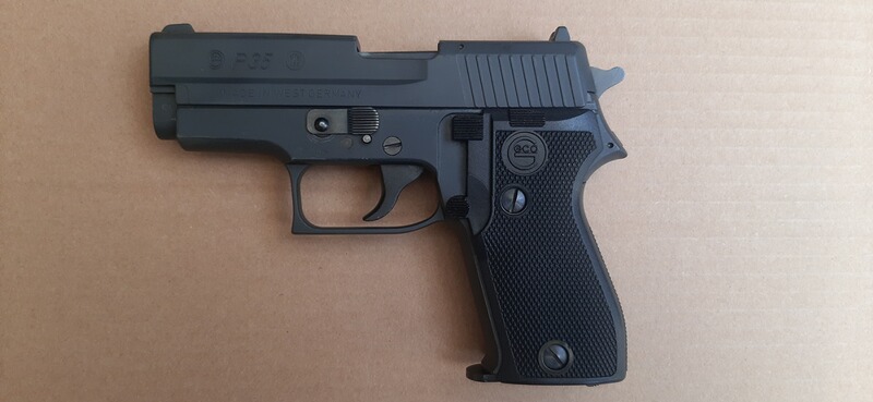 Schreckschusspistole Geco P35 mit dem seltenen Kaliber .35 Knall