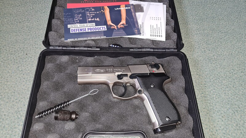 Walther P88 Schreckschuss Pistole 9mm P.A.K. bicolor/vernickelt