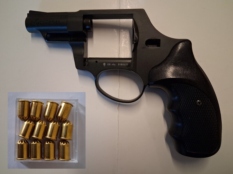 Griffstück mit Schlagbolzen und Combat-Griffschalen für Röhm RG89 PTB-451