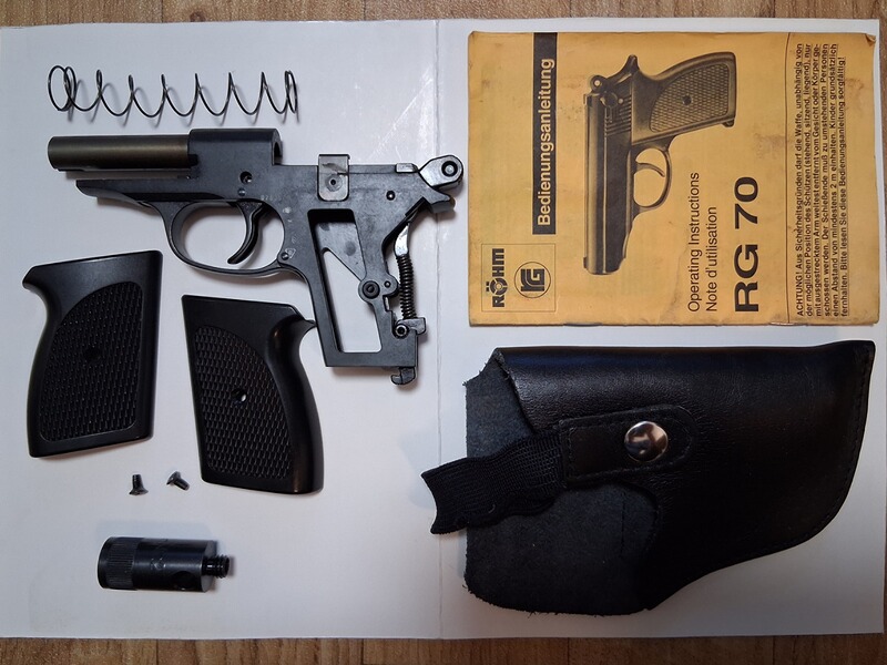 Griffstück plus Original Zubehör für Röhm RG70 PTB-633