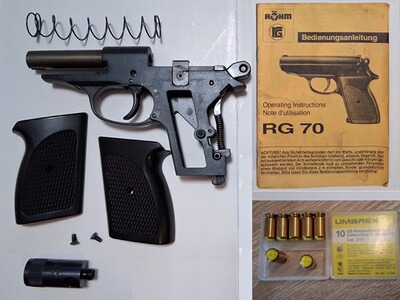 Griffstück plus Original Zubehör für Röhm RG70 PTB-633