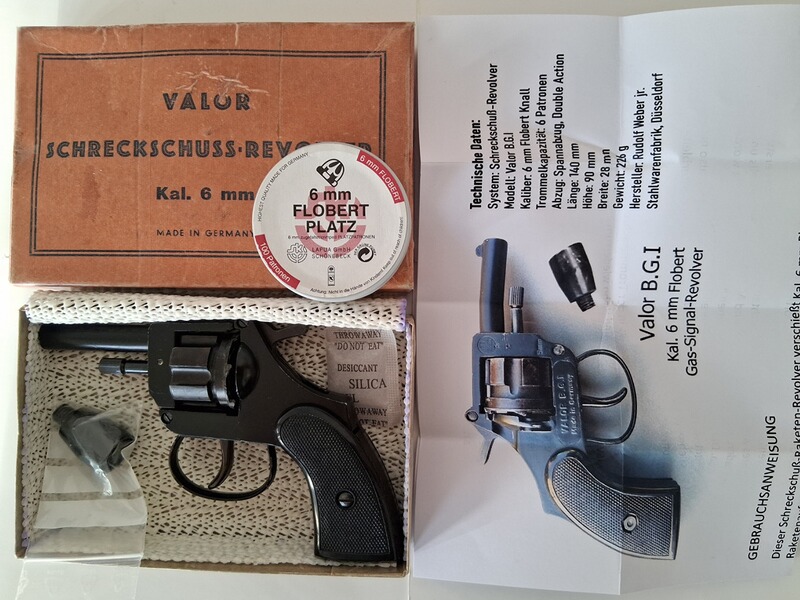 Sammler aufgepasst !!! Valor B.G.I. Kal. 6 mm Flobert, PTB-34-70, (ungeschossen)