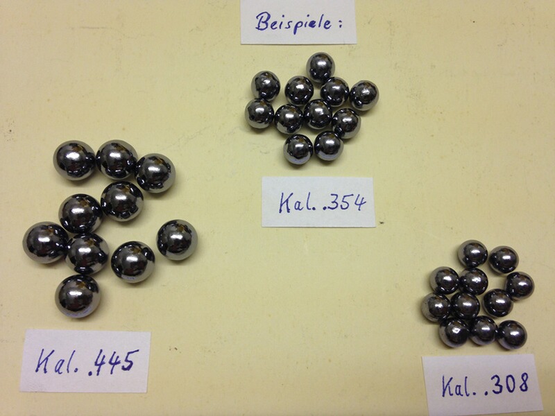 Rundkugeln Kaliber .450 .451 .452 .454 .457 Vorderlader Perkussionsrevolver Kal. .44
