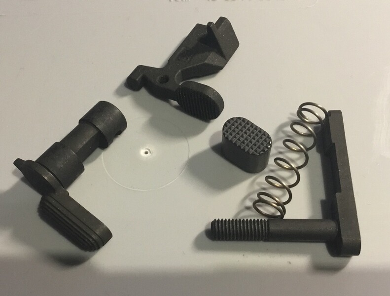 AR15 DPMS Panther Arms Safety, Bolt Catch, Mag Catch / Sicherung Magazinfang, Verschlussfang