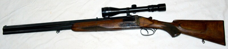 Simson Suhl BBF Mod. 210/E , Kal. 12/70 - 7x65 R, incl. SEM und Optik