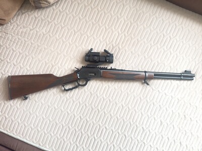 Unterhebelrepetierer Marlin 1894 Classic inkl. Picatinnyschiene und Red Dot (alles neuwertig)