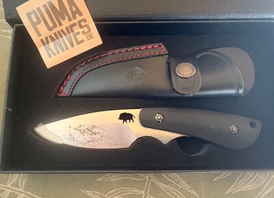 Puma Messer Wildboar II G10 schwarz - NEU
