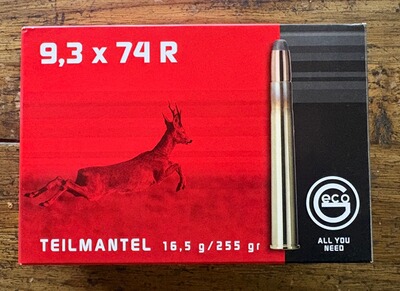 9,3x74R - 40 St. GECO TM (2 Packungen) 16,5g