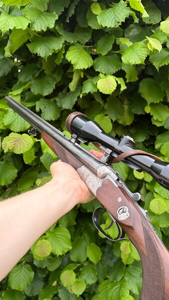 Drilling Sauer und Sohn 3000 7x57 R 16/70 - Mit Video