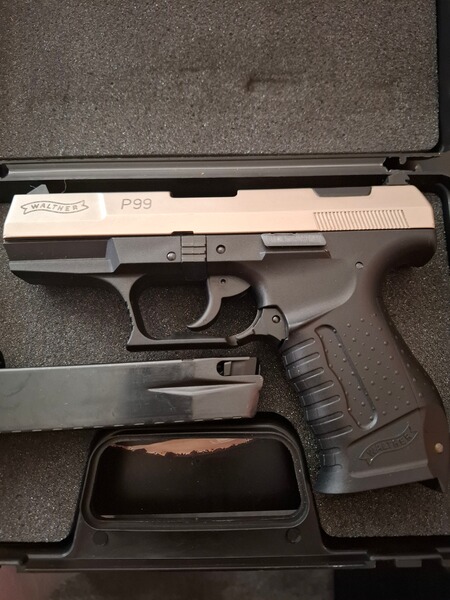 Walther P99 Bicolor 9mm P.A.K. "NEUWERTIG"