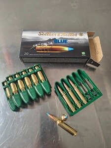 S&B, exergy blue, .308, 15 Schuss