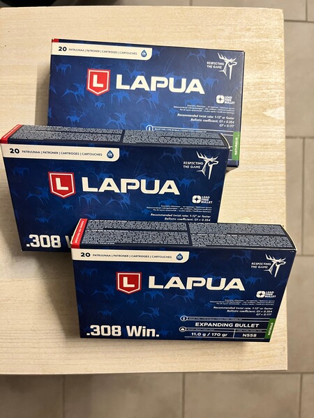 Lapua Naturalis .308 56 Schuss