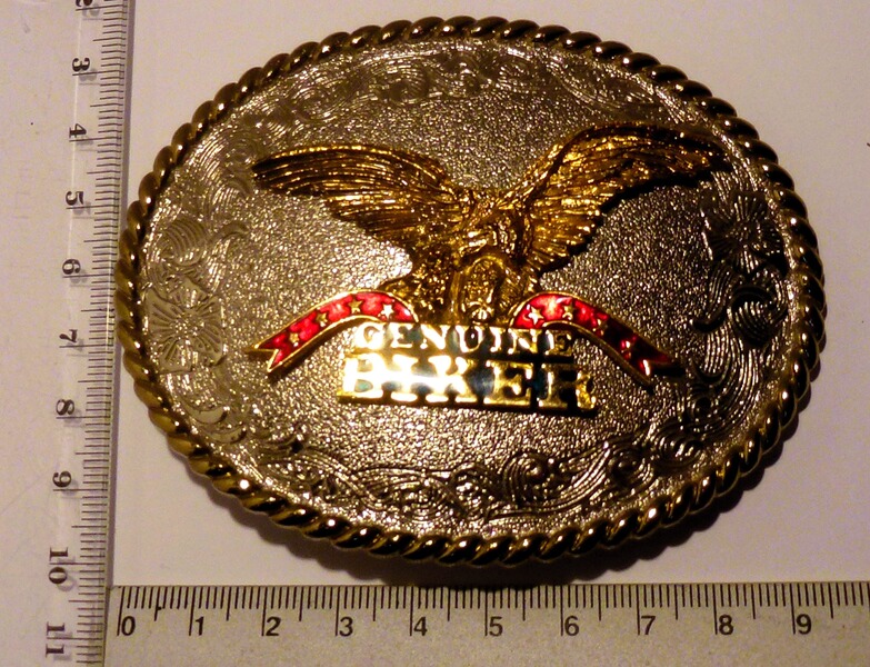 Gürtelschließe/-Schnalle Genuine Bike 4farbig