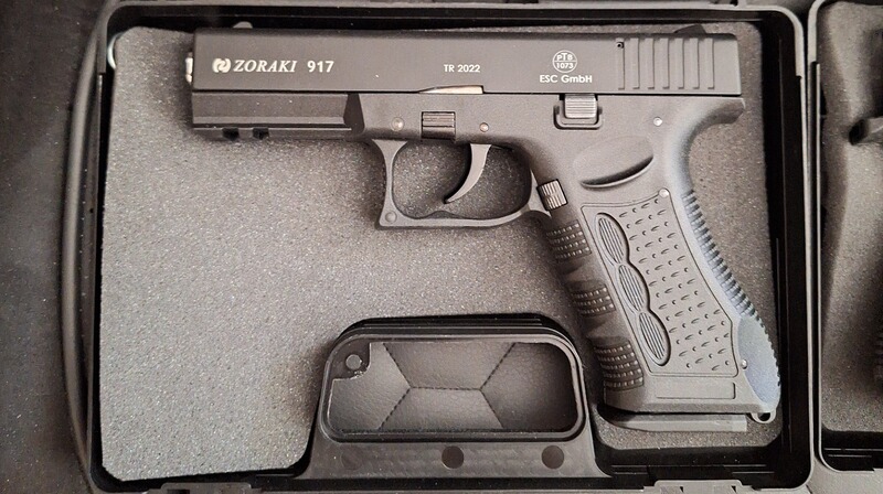 Schreckschusspistole Zoraki 917 schwarz/chrom , 9 mm PAK