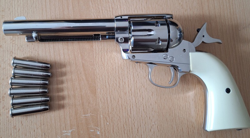 CO2 Western Revolver Colt Single Action Army 4,5 mm Diabolo