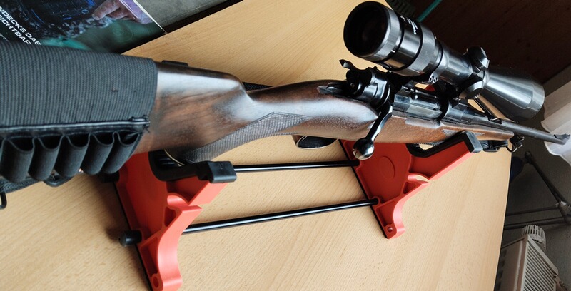 DWM/Frankonia Repetierer 7x64, mit Zeiss VZF 3-12x56 auf Schwenkmontage