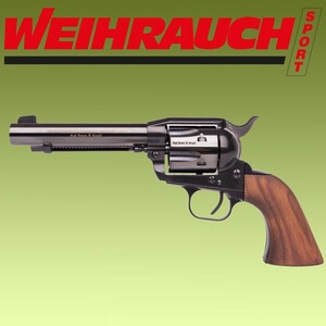 Weihrauch HW Western Single Action Schreckschuss Revolver 9mm R.K. brüniert - neuwertig
