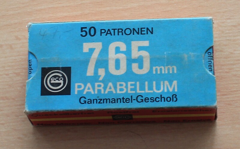 50 Patronen Geco 7,65 Parabellum