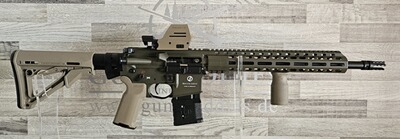 Neuware vom Fachhandel - Schmeisser AR15 M4FL 14,5" OD Green Sondermodell MAGPUL .223Rem mit Optik