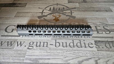 Neuware vom Fachhandel - Schmeisser AR15 Slim-Line Handschutz mittel 310mm in Cerakote Grey