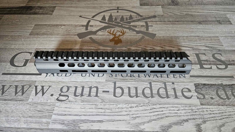 Neuware vom Fachhandel - Schmeisser AR15 Slim-Line Handschutz mittel 310mm in Cerakote Grey