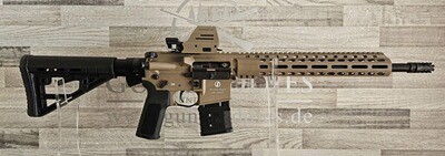 Neuware vom Fachhandel - Schmeisser AR-15 M4FL FDE 14,5" Kal. .223Rem. - im Set mit Falke LE