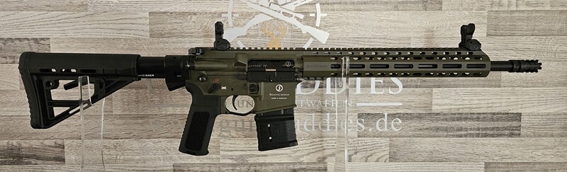 Neuware vom Fachhandel - Schmeisser AR-15 M4FL OD Green 14,5" Kal. .223Rem. - versandkostenfrei !