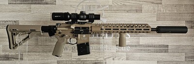 Neuware vom Fachhandel - Schmeisser AR15 M4FL 14,5" FDE MAGPUL Kal. .223Rem - Komplettset