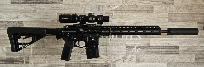 Neuware vom Fachhandel - Schmeisser AR15 M4FL 14,5" Black Kal. .223Rem mit Vortex Strike Eagle + SD