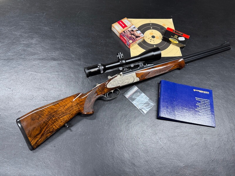 Krieghoff Bergstutzen Ultra TS Sonderausführung mit langen Seitenplatten
