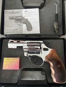 Zoraki R2 3“ 9mm R.K. Chrom mit Echtholz Griffschalen Neu