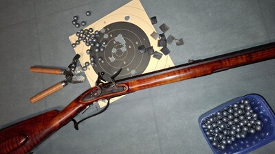 Vorderlader Gewehr Steinschloss-System