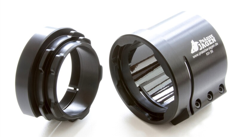 Präzise Jagen Klemmadaptersystem, Klemmhülse 57mm, Verbinder M52x0,75
