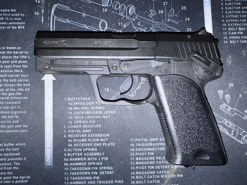 Gamo PT 90 4,5 mm CO2 Pistole