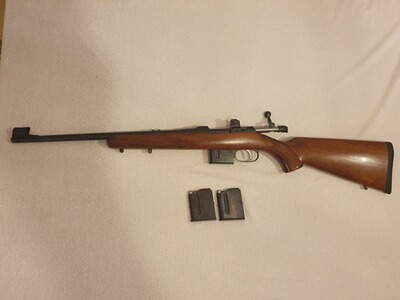 CZ 527 in 7,62x39 - mit NECG Visierung und 3 Magazinen