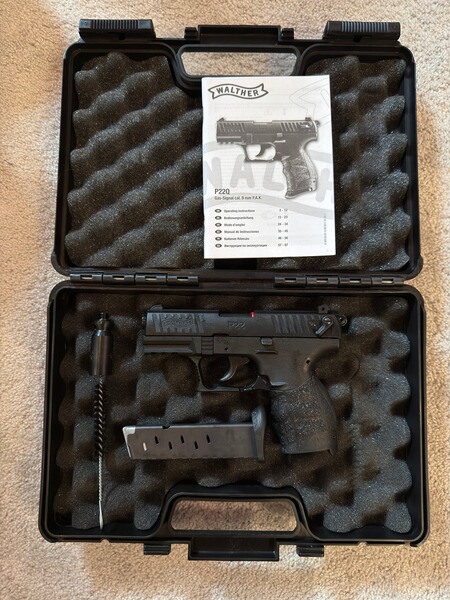 Walther P22Q Schreckschuss Pistole 9mm P.A.K. schwarz