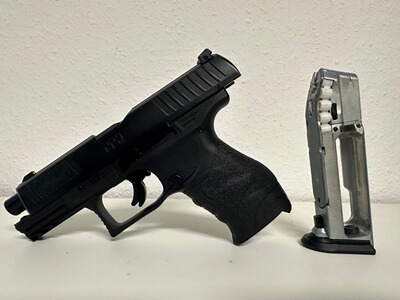 Aus Sammlungsauflösung: Walther PPQ M2 CO2-Pistole 4,5mm Diabolo (Blowback) – Guter Zustand