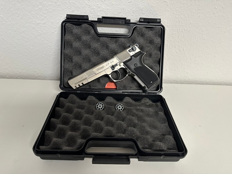 Walther Co2 CP88 Competition Nickel guter Zustand