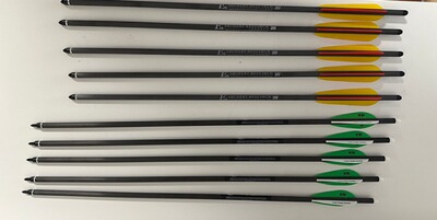 Carbon-Armbrustbolzen Set – Archery Research & Barnett