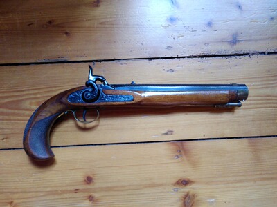 Perkussion Vorderlader-Pistole AMR cal. 12mm ähnlich "Kentucky"