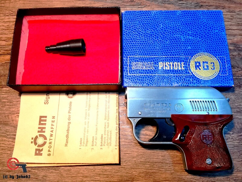 ORIGINAL Röhm RG 3 Komplettset (3), noch aus der guten, alten Sontheimer Waffenschmiede