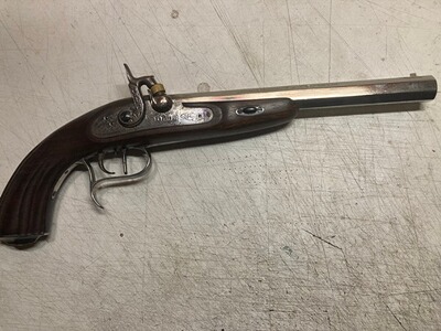 Perkussionspistole LePage .45 kpl. für IndoorShooting und Schwarzpulver