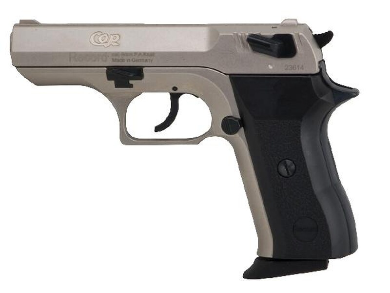 Schreckschuss Pistole Record Cop stainless Kaliber 9 mm P.A.K. NEU