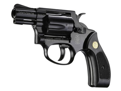 Schreckschuss Revolver Smith & Wesson Chiefs Special schwarz Kaliber 9 mm R.K + 50 Platzpatronen